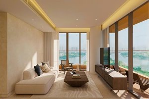 Luxury 3BR apartment for rent with stunning river view at Cove - Empire City