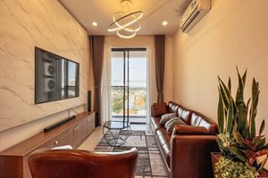 Low rental 2 bedroom apartment for rent in Hung Phuc Premier with full luxury furniture