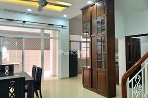 Townhouse for rent in My Thai, Phu My Hung with full furniture and nice garden