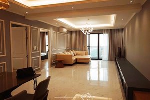 A nice 3-bedroom apartment in Nam Phuc for rent with full furniture