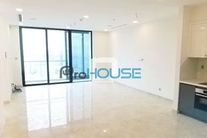Unfurnished 2-bedroom apartment for rent in Vinhomes Golden River with nice layout and large space