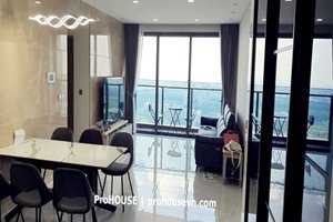 Amazing 2 bedroom apartment for rent in Sunwah Pearl high floor saigon river view 2300$/month