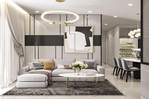 3 bedroom apartment for rent in Saigon South Residences with modern furniture