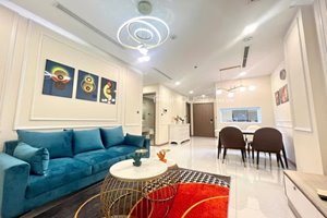 Beautiful 2 bedroom apartment for rent in Vinhome Central Park with river view