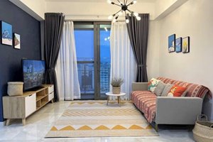 Modern 2 bedroom fully furnished apartment with open view for rent at The Ascentia Phu My Hung 