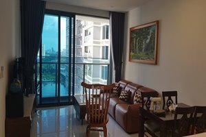 2 bedroom river view apartment for rent in Sunwah Pearl with good furniture