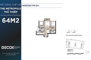 2 bedroom apartment for sale in The Metropole Thu Thiem with foreign quota SPA