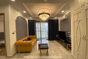 Semi-classical style apartment for rent in Phu My Hung with nice view