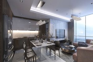 3 bedroom apartment for rent in Sunshine City Saigon with beautiful furniture
