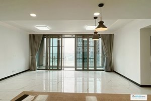 Unfurnished 3 bedroom apartment in Empire City for rent with Saigon River view
