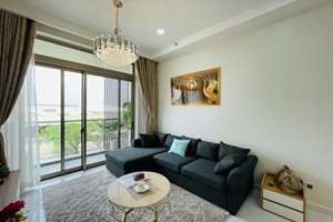 Spacious balcony apartment for rent at Midtown two bedroom fully furnished