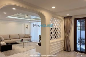 Modern villa for rent in Phu My Hung with beautiful furniture and good layout