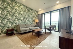 Luxury designed apartment for rent in The River on middle floor with panoramic city view 1500$/month