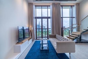 Duplex 1 bedroom for rent at The Metropole with luxurious furniture