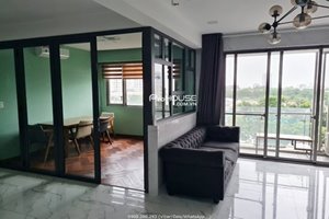 Beautiful 3 room apartment in Hung Phuc Happy Residence for rent with low price