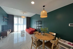 River view 1 bedroom apartment for rent at Empire City with modern furniture