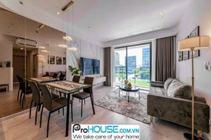 A super nice 2-bedroom apartment for rent in Cardinal Court with modern furniture