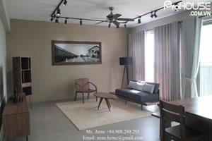 UNIQUE DESIGN: A simple style apartment for rent in District 7, convenient to commute to to District 1, quite and elegant residence