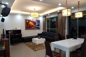 Apartment for rent with large balcony and beautiful view in Riviera Point with full furniture