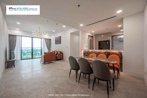 Fully-furnished 3 bedroom apartment for rent in The River Thu Thiem with amazing furniture