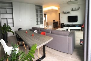 Water front apartment for rent in District 7, large balcony, nice and modern furniture