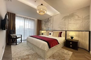 Indochine style apartment for rent in Midtown with full furniture and river view
