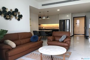 Nice apartment in Empire City for rent is designed in reasonable layout and beautiful decoration 