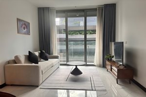 Affordable 1-bedroom apartment for rent at Empire City, fully furnished with modern interiors