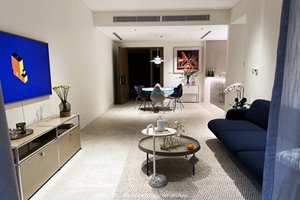 Fully furnished 3 bedroom apartment for rent with nice and modern decoration