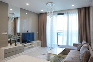 Luxury apartment for rent in Sunwah Pearl with 2 bedrooms and full furniture