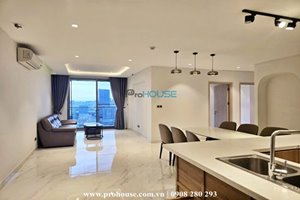 Luxury 3-bedroom apartment for rent in Phu My Hung with river view and new furniture