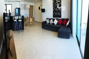 Luxury 2 bedroom apartment for rent in District 7, 99 sqm, $1,000 per month, full modern furniture