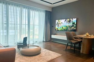 For sale one bedroom apartment with refined design, modern interiors, prime location at Grand Marina Saigon