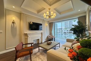 Garden Plaza 3 bedroom canal view apartment for rent with elegant furnishings