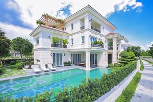 Luxury single villa for rent in Saroma Villa of Sala City, Thu Thiem District 2