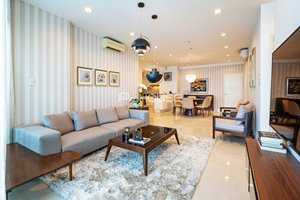 Luxury 3 bedroom apartment for rent in Saling Tower District 1, full furniture