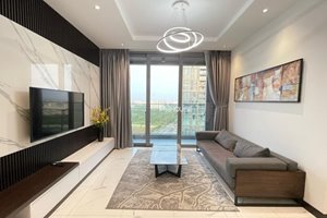 Modern and spacious apartment for rent in Empire City with full furniture