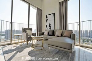 Duplex Waterina Suites for rent with full furniture, large size and nice view
