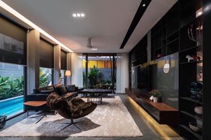 Big pool villa for rent in Phu My Hung center with luxury furniture