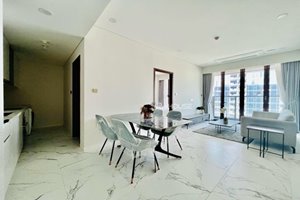 Cheap 2-bedroom apartment for rent at The Metropole with beautiful and modern furniture