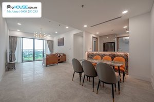 Low price apartment for rent in The River Thu Thiem - 3brs - open view