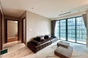 Elegant apartment for rent with large balcony in The Crest-Metropole Thu Thiem with open view