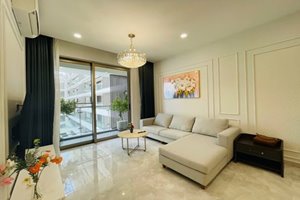 BEAUTIFUL FULLY FURNISHED 2-BEDROOM APARTMENT FOR RENT AT MIDTOWN PHU MY HUNG