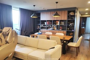 Big size 2 bedroom apartment for rent in Happy Residence (Hung Phuc) with cozy furniture