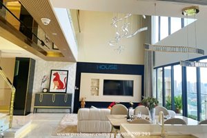 Modern penthouse for rent in District 2 Ho Chi Minh City with full furniture