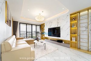 A pair of 3-bedroom apartment for rent in Phu My Hung with 250m2 - 4 big bedrooms - nice design