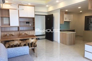 Partly furnished 3 bedroom apartment in District 7 for rent nice view to the river