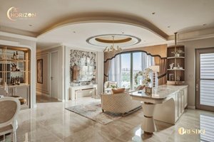 For rent The Horizon 121sqm corner unit brand new luxury furnished