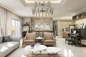 Four bedroom apartment for rent in District 7, near Crescent Mall, Good location, safe and nice area