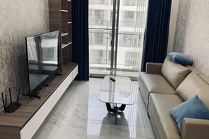Middle floor 2-bedroom apartment for rent in Midtown M6 with full furniture